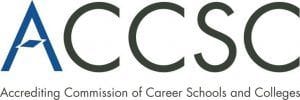 A logo for the Accrediting Commission of Career Schools and Colleges